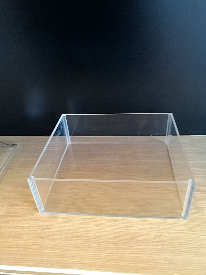 KV KÜVET KAPAKLI 30,5X26XH:10CM Şeffaf Mika Ürün Teşhir ve Saklama Tepsisi Küveti, Dikdörtgen Ürün Teşhir Kapaklı Küvet - Görsel 4