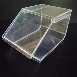 PLEKSİ ŞEKERLEME KUTUSU E:18.5 D:27.5 H:17CM 4MM ŞEFFAF