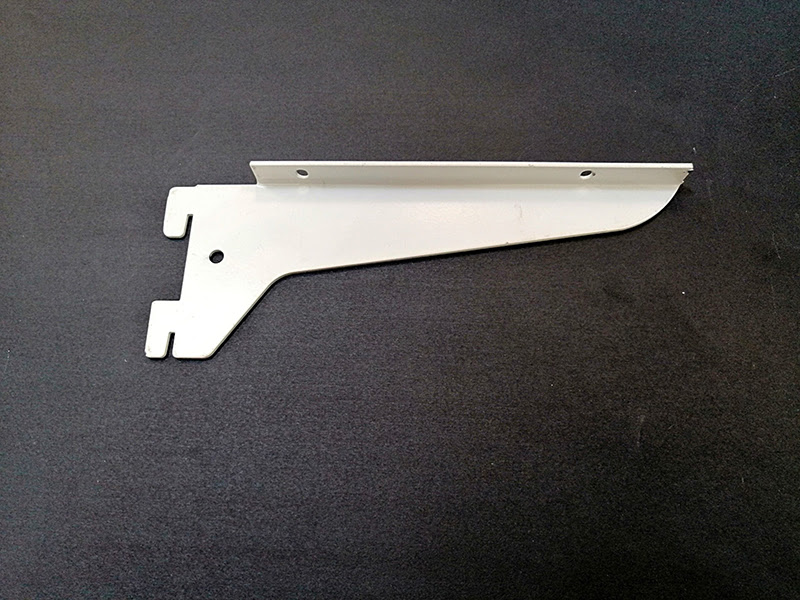ETEKLİ KONSOL 20 CM BEYAZ Ayarlanabilir Raf Ayağı Profil için Dişli Raf Ayağı - Görsel 2