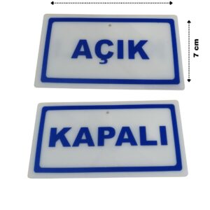 PLEKSİ YÖNLENDİRME AÇIK-KAPALI