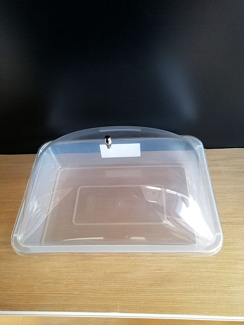 KV KÜVET KAPAKLI 41X31XH:23CM PLEKSİ KAPAK NO:5 (MEZE)Şeffaf Mika Ürün Teşhir ve Saklama Tepsisi Küveti, Dikdörtgen Ürün Teşhir Kapaklı Küvet - Görsel 2
