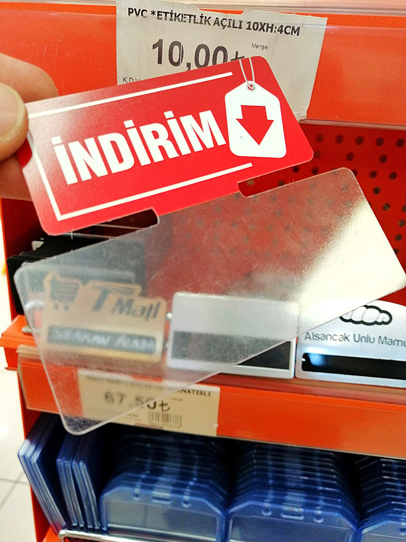 KULAKÇIK ‘YERLİ ÜRETİM VE İNDİRİM’ Raf Önü İkaz Etiketi Fiyat Etiketliği Uyarı Etiketi Bilgilendirme Etiketi - Görsel 4