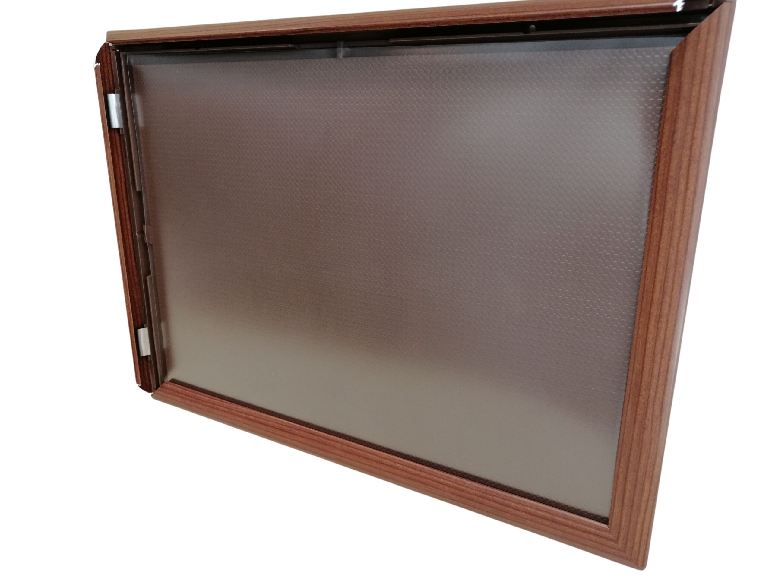 ALÜMİNYUM ÇERÇEVE 25MM A3 (29 x 42 cm) Kenarları Açılır Çerçeve Afiş Çerçevesi Alüminyum Ahşap Görünümlü A3 Pano Çerçeve - Görsel 2