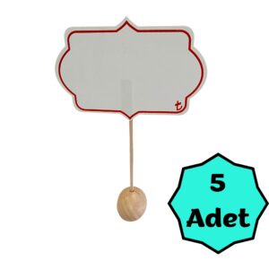 BEYAZ SİLİNEBİLİR SAPLAMALI 12XH:8CM MİHRACE CS-1666