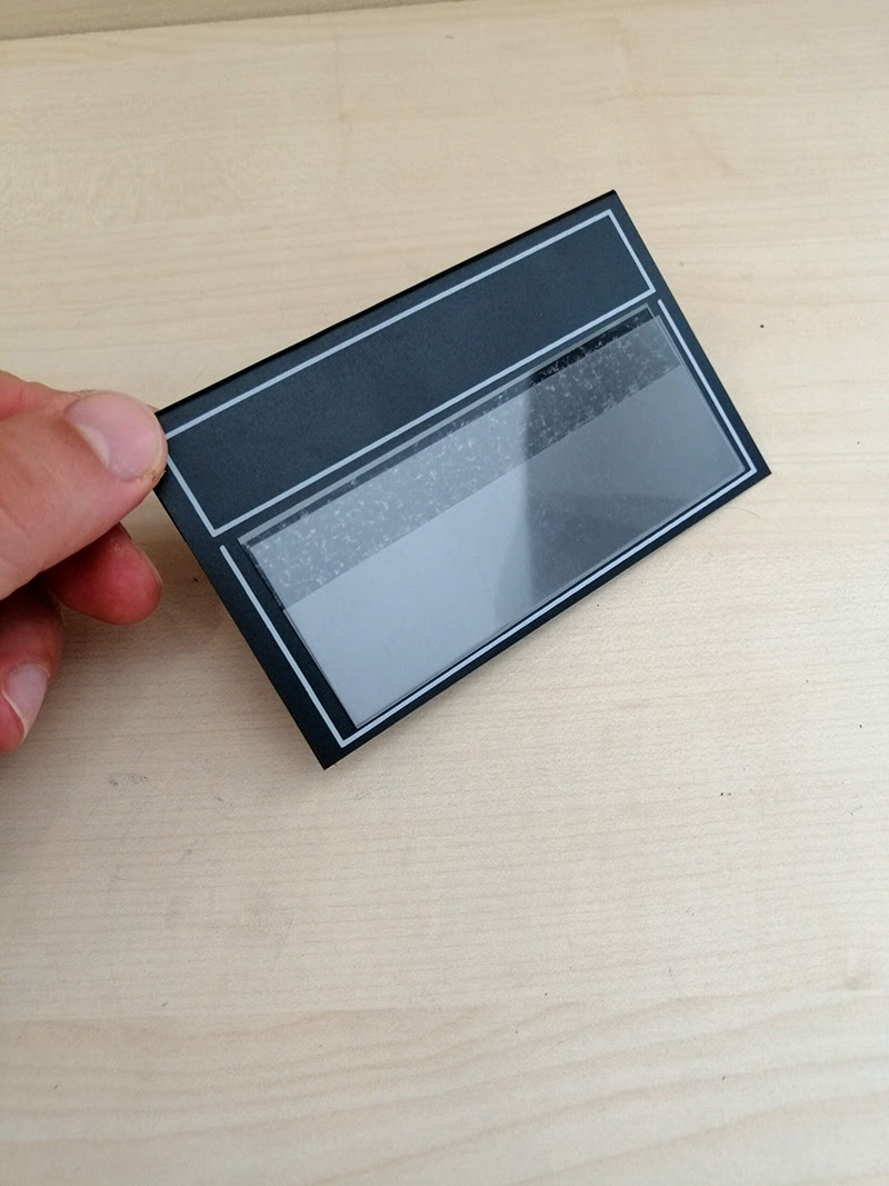 KARA TAHTA GEÇMELİ- PVCLİ (11,5cm x 6,5cm) Silinebilir Dekoratif Etiket ve Etiketlik PVC Siyah Etiket - Görsel 3