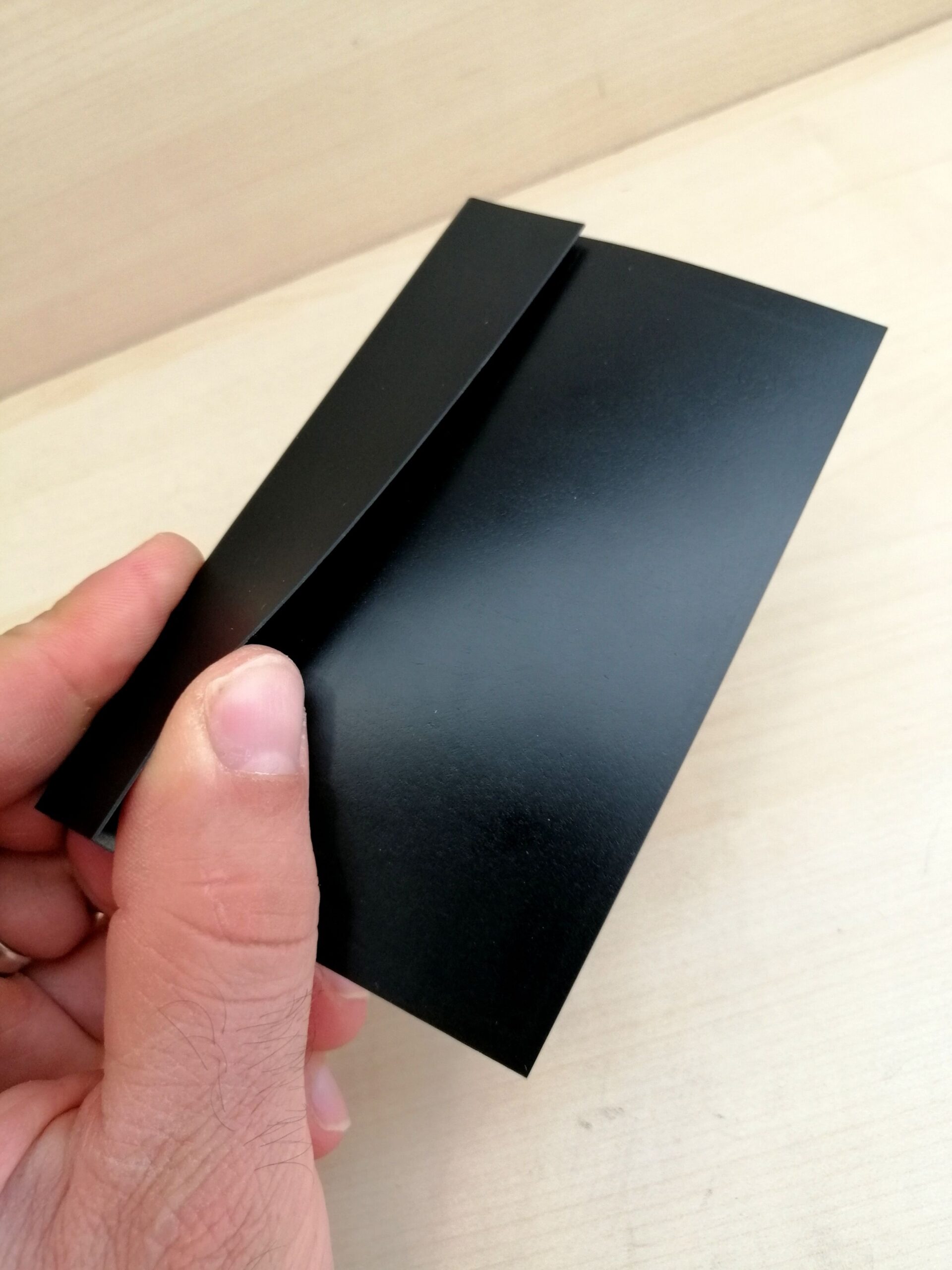 KARA TAHTA GEÇMELİ- PVCLİ (11,5cm x 6,5cm) Silinebilir Dekoratif Etiket ve Etiketlik PVC Siyah Etiket - Görsel 5