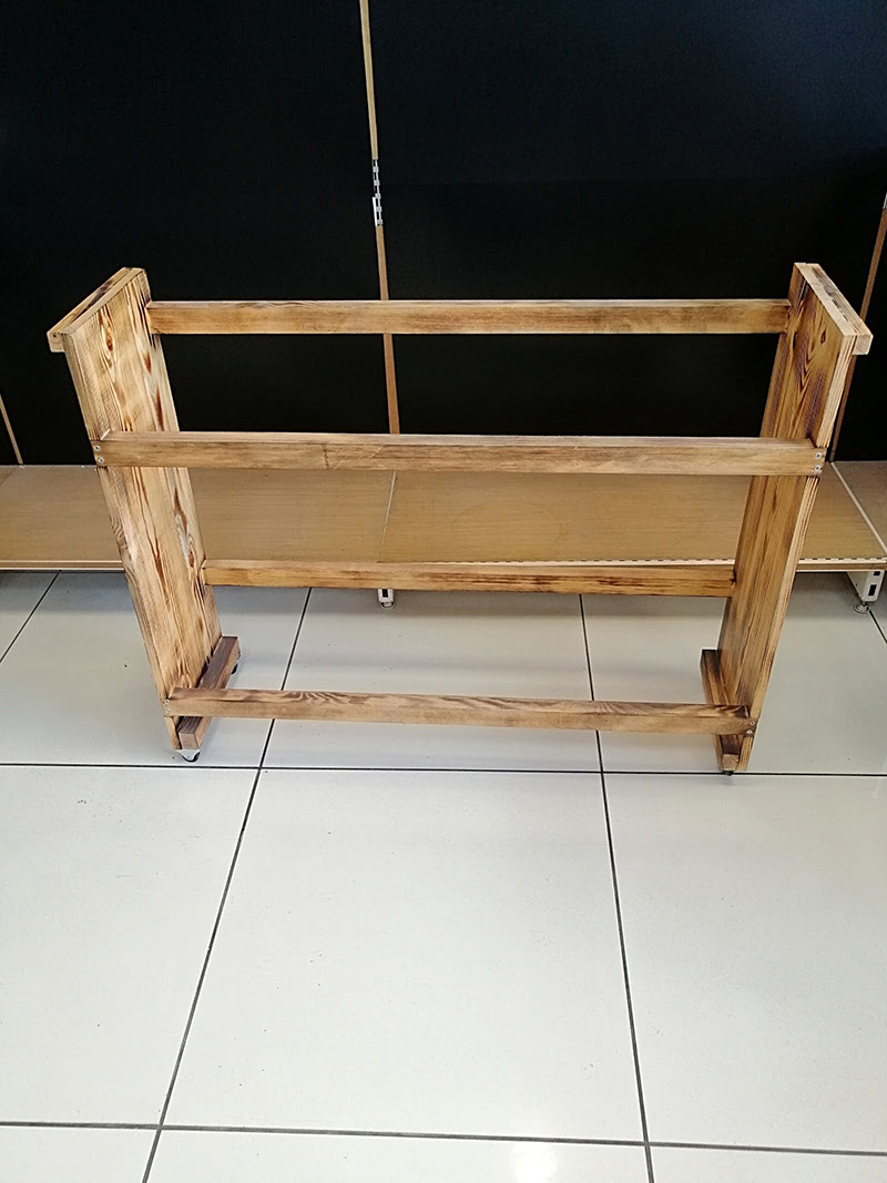 6 LI Bakliyat Ahşap BİDON SET MASİF-YAKMA VE CİLA Bakliyat Teşhir Standı Bakliyat Koavaları 6 adet ve Stand Birlikte - Görsel 7