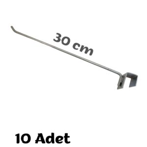 P.G 20X40 PROFİLE GEÇEN TEL ASKI 30CM ÇİNKO Ürün Asma Çubukları, Demir Askı Çubuğu, Tel Askılık Ürün Asma Aparatı