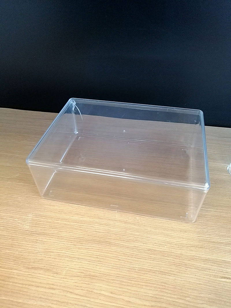 KV KÜVET KAPAKLI 19X25XH:8,5CM (3,40 LT) KÜLTÜR Şeffaf Mika Ürün Teşhir ve Saklama Tepsisi Küveti, Dikdörtgen Ürün Teşhir Kapaklı Küvet - Görsel 3