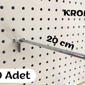 TEL ASKI DELİKLİ PANO (200X6) KROM