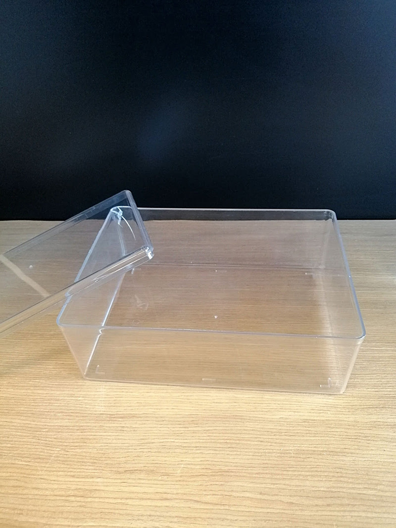KV KÜVET KAPAKLI 19X25XH:8,5CM (3,40 LT) KÜLTÜR Şeffaf Mika Ürün Teşhir ve Saklama Tepsisi Küveti, Dikdörtgen Ürün Teşhir Kapaklı Küvet - Görsel 4