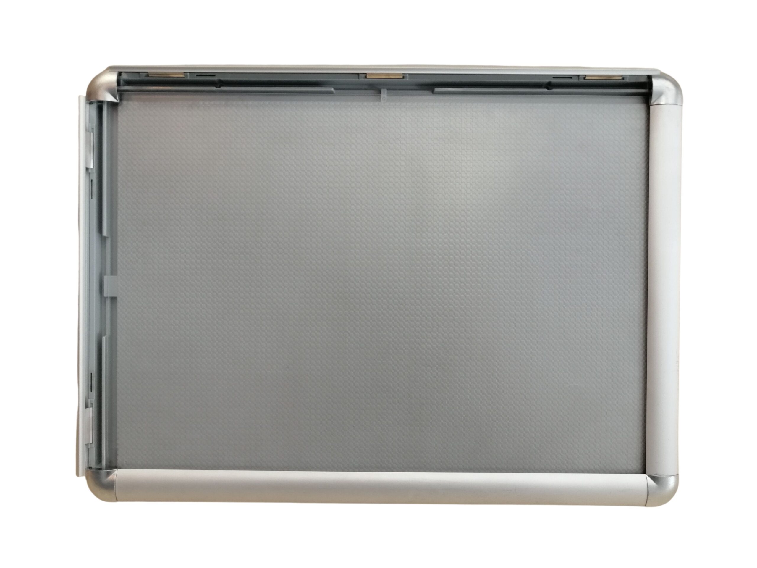 ALÜMİNYUM ÇERÇEVE 25MM A3 (29 x 42 cm) Kenarları Açılır Çerçeve Afiş Çerçevesi Ayaklı Alüminyum Gri A3 Pano - Görsel 4
