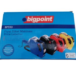 ETİKETLEME MAKİNASI Bigpoint Etiketleme Fiyat Etiketi Makinası El ile Yapıştırmalı Etiket Makinası