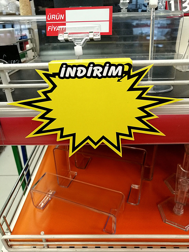 YILDIZ GEÇME İNDİRİM ETİKETİ yıldız şeklinde fiyat etiketi, indirim yazılı yıldız etiket, indirim baskılı fiyat etiketi - Görsel 2