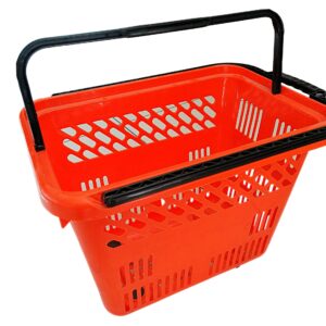 ALIŞVERİŞ SEPETİ 54 LT 4 Tekerlekli Geniş Alışveriş Arabası Mağaza Alışveriş Sepeti Arabası