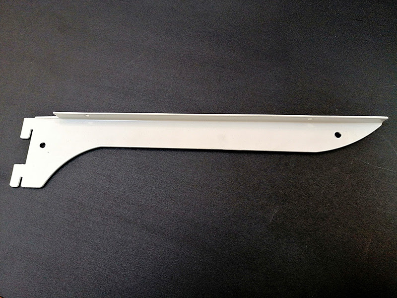 ETEKLİ KONSOL 35 CM BEYAZ Ayarlanabilir Raf Ayağı Profil için Dişli Raf Ayağı - Görsel 2