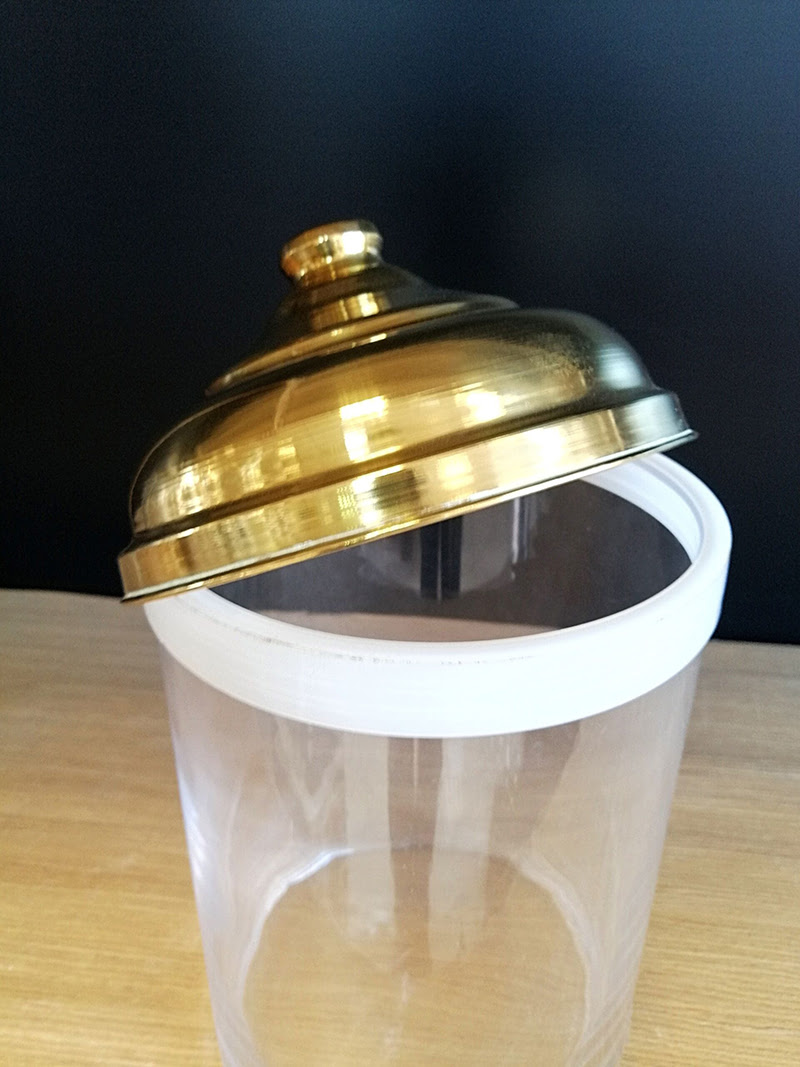 KV CAM KAVANOZ +METAL KAPAK ÇAP:15CM H:20CM 3LT Cam Kavanoz Cam Teşhir Ürünü Pirinç Sarı Kapak Cam Teşhir Ekipmanı Jüt ip Aksesuar - Görsel 5