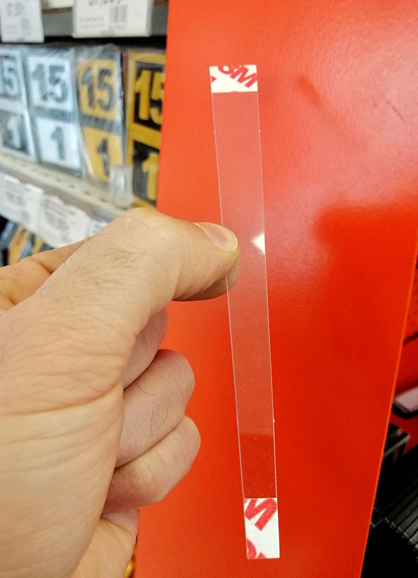 RAF ÖNÜ KUPON TUTUCU PEN WOBLER 15CM - Görsel 2