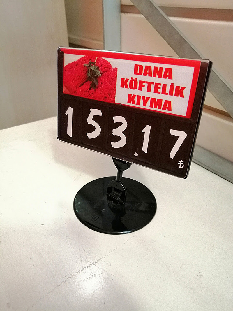 FİYAT KASETİ RAKAMLI 120X80 YENİ MODEL Ürün Etiketi, İsimlik Etiket Kaseti Rakamları Değişebilen Yeni Model Büyük Rakamlı - Görsel 8