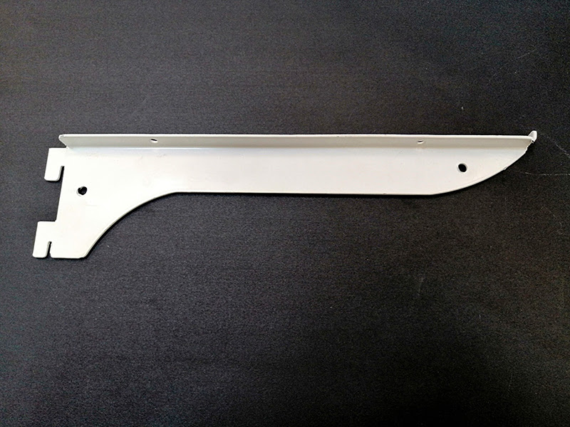 ETEKLİ KONSOL 30 CM BEYAZ Ayarlanabilir Raf Ayağı Profil için Dişli Raf Ayağı - Görsel 2
