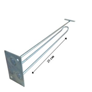 TEL ASKI - BLİSTER+T ARKASI DÜZ 250MM ÇİNKO