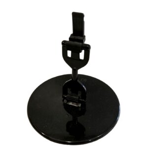 ŞEFFAF YUVARLAK TABAN 50MM ÇUBUKLU TIRTIL ETİKETLİK yuvarlak tabanlı açılı fiyat kaseti tutucu, açısı ayarlanabilir fiyat kaseti tutucu, tabanlı açısı ayarlanabilir fiyat kaseti tutma aparatı