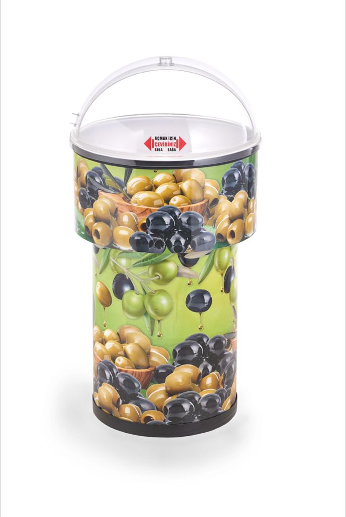 ORTA HAVUZ KADEMELİ ZEYTİN ÇAP:60CM İÇ KAPAK + DÖNER KAPAK Zeytin Teşhir Orta Havuz, Spesiyal Zeytin Sunum Teşhir Ürünü Zeytinlik Döner Kapaklı Ayaklı Zeytin Standı