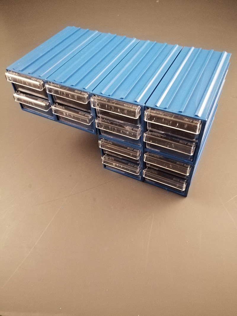 PLASTİK ÇEKMECELİ KUTU 300 / 4 ÇEKMECELİ - Görsel 7