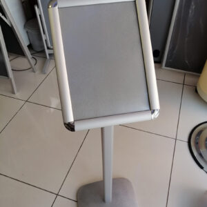 MENÜ PANO A4 Bilgilendirme Panosu Arkaya Açılı Pano İki Yönlü Afiş Poster Panosu Ayaklı Pano