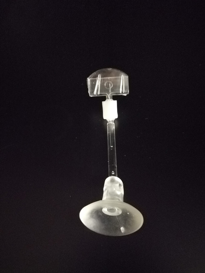 ŞEFFAF VANTUZLU KÜÇÜK OVAL 50MM ÇUBUKLU ETİKETLİK vantuzlu fiyat etiketi tutucu, vantuzlu çubuklu fiyat etiketliği, fiyat etiketi tutucu, vantuzlu etiket tutucu aparat - Görsel 2