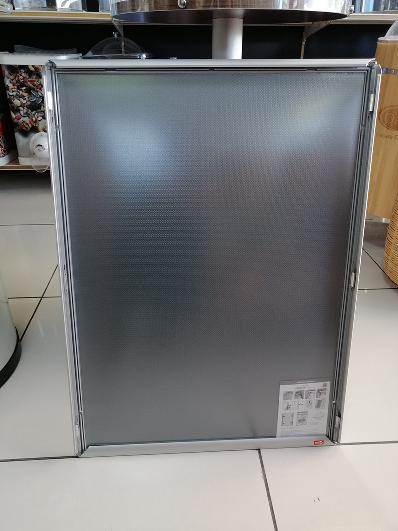 ALÜMİNYUM ÇERÇEVE 25MM B2 (50X70 CM Kenarları Açıılabilen Çerçeve Afiş Çerçevesi Alüminyum Gri B2 Çerçeve) - Görsel 3