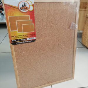 MANTAR PANO 45X60CM AHŞAP ÇERÇEVELİ Mantar Pano Raptiyeli Not Alma Not Asma Panosu