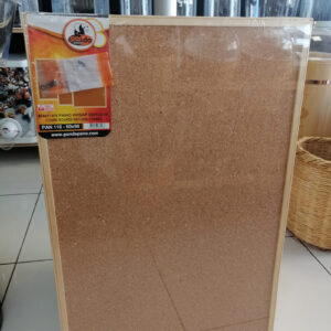 MANTAR PANO 60X90CM AHŞAP ÇERÇEVELİ  Mantar Pano Raptiyeli Not Alma Not Asma Panosu
