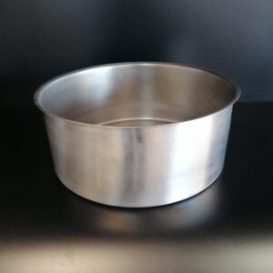 İÇ KAPAK METAL ÇAP:30CM H:14 CM KROM Kova Bidon için İç Kapak Krom Metalden Gıda İç Kapağı Krom Metal Kap