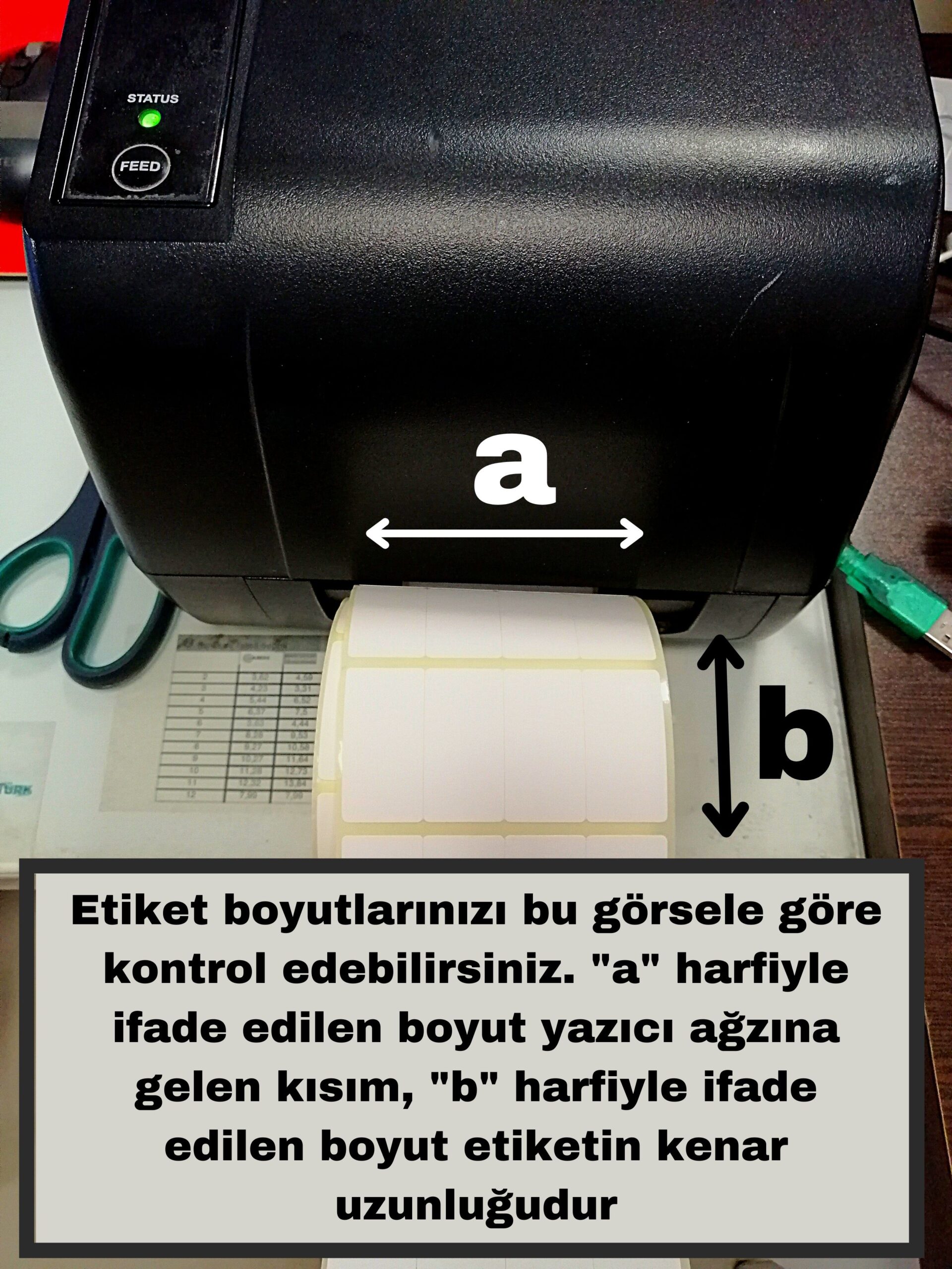 100X80 TERMAL YAPIŞKANLI ETİKET (500LÜ) / Termal Raf Etiketi, Termal Barkod Etiketi Fiyat Etiketi Raf Etiketi - Görsel 3