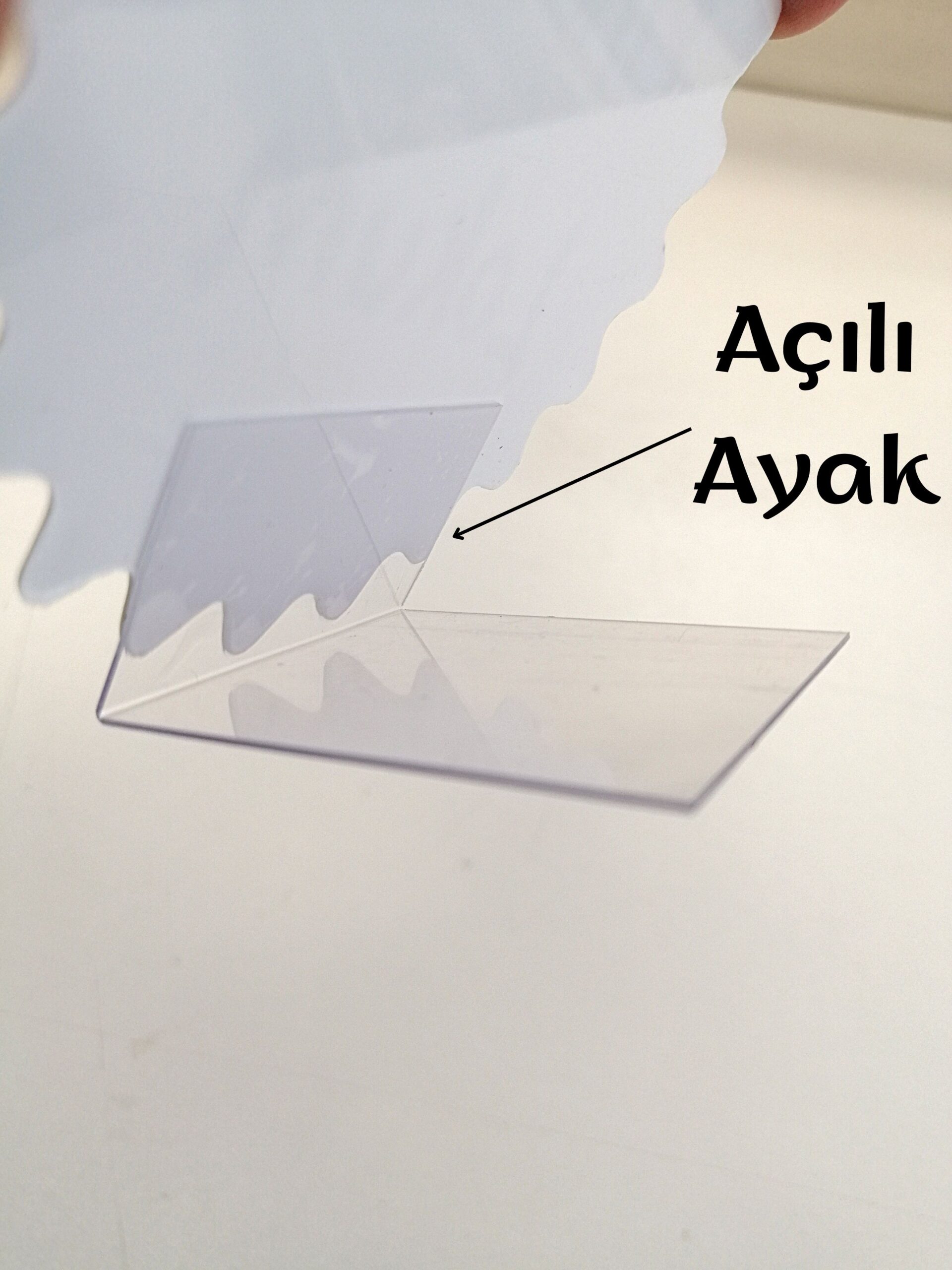 5 Adet Dekoratiff Silinebilir Ayaklı Açılı Rozet Etiket, Beyaz Parlak Etiket, Fiyat Raf Ürün Etiketi - Görsel 5