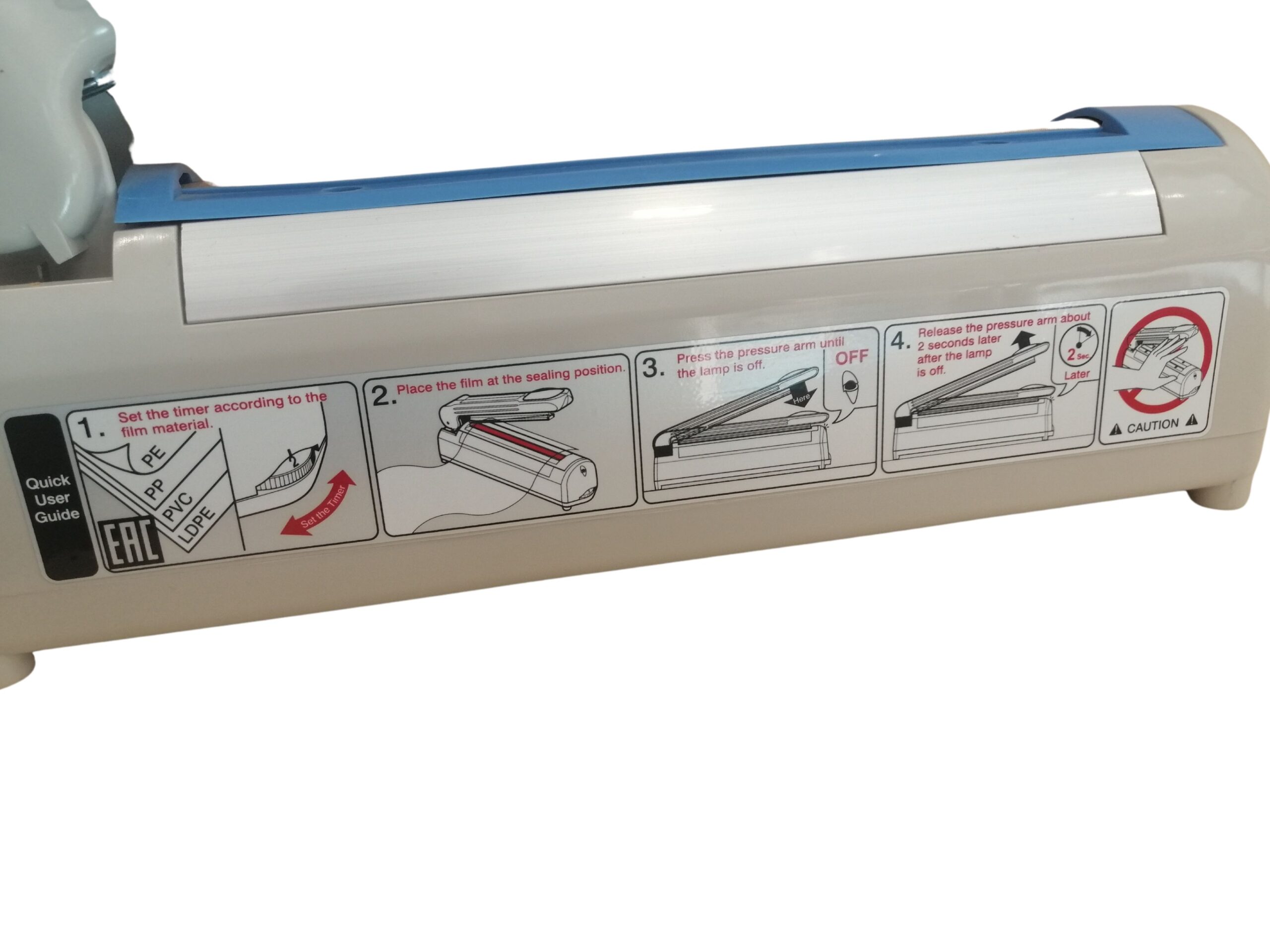POŞET AĞZI KAPATMA MAKİNASI CAS CNT 400MM - Görsel 4