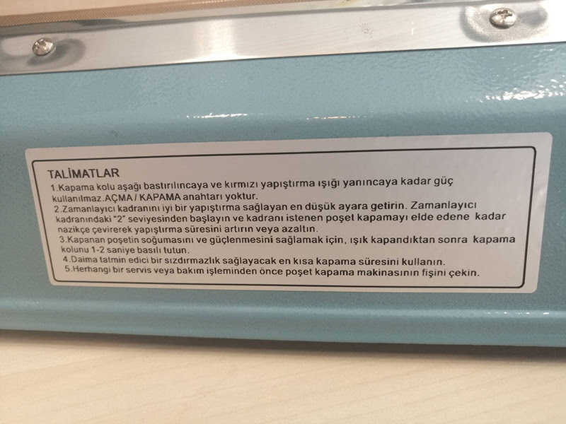 AVION POŞET AĞZI KAPATMA MAKİNASI 400MM - Görsel 3