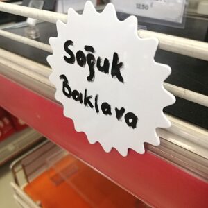 5 Adet Dekoratiff Silinebilir Cama ve Tele Takma Geçme Rozet Etiket, Fiyat Raf Ürün Etiketi Beyaz