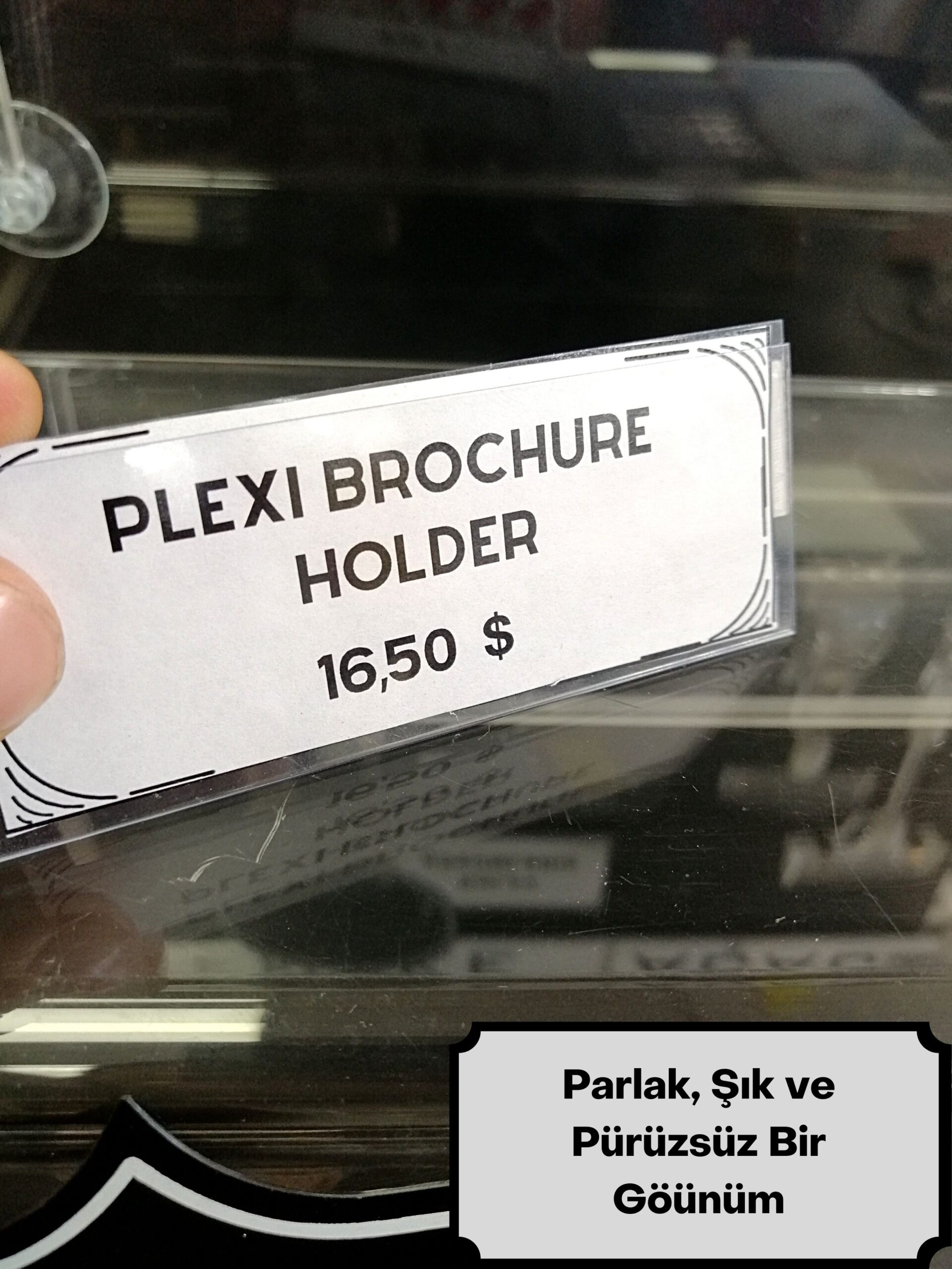 PVC YAPIŞKANLI ETİKETLİK 10 ADET 100X38MM pvc yapışkanlı etiketlik, yapışkanlı etiket tutucu, pvc etiket tutucu - Görsel 6