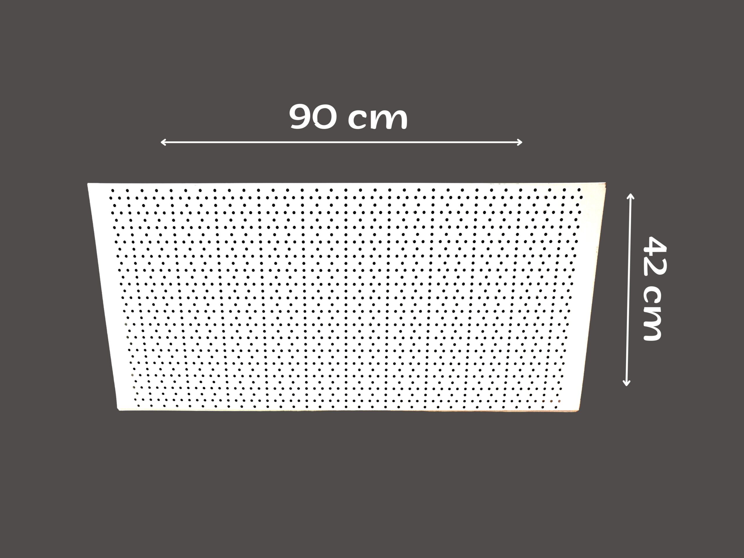 PANO DELİKLİ 42X90CM Ürün Tel Askılar Asmak için Pano, Tel Askı Delikleri için Plaka, Tel Askı Tezgahı Delikli Tezgah - Görsel 9