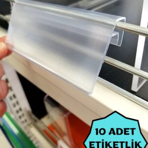 PVC GEÇME ETİKETLİK 100X40MM TEL SEPET İÇİN